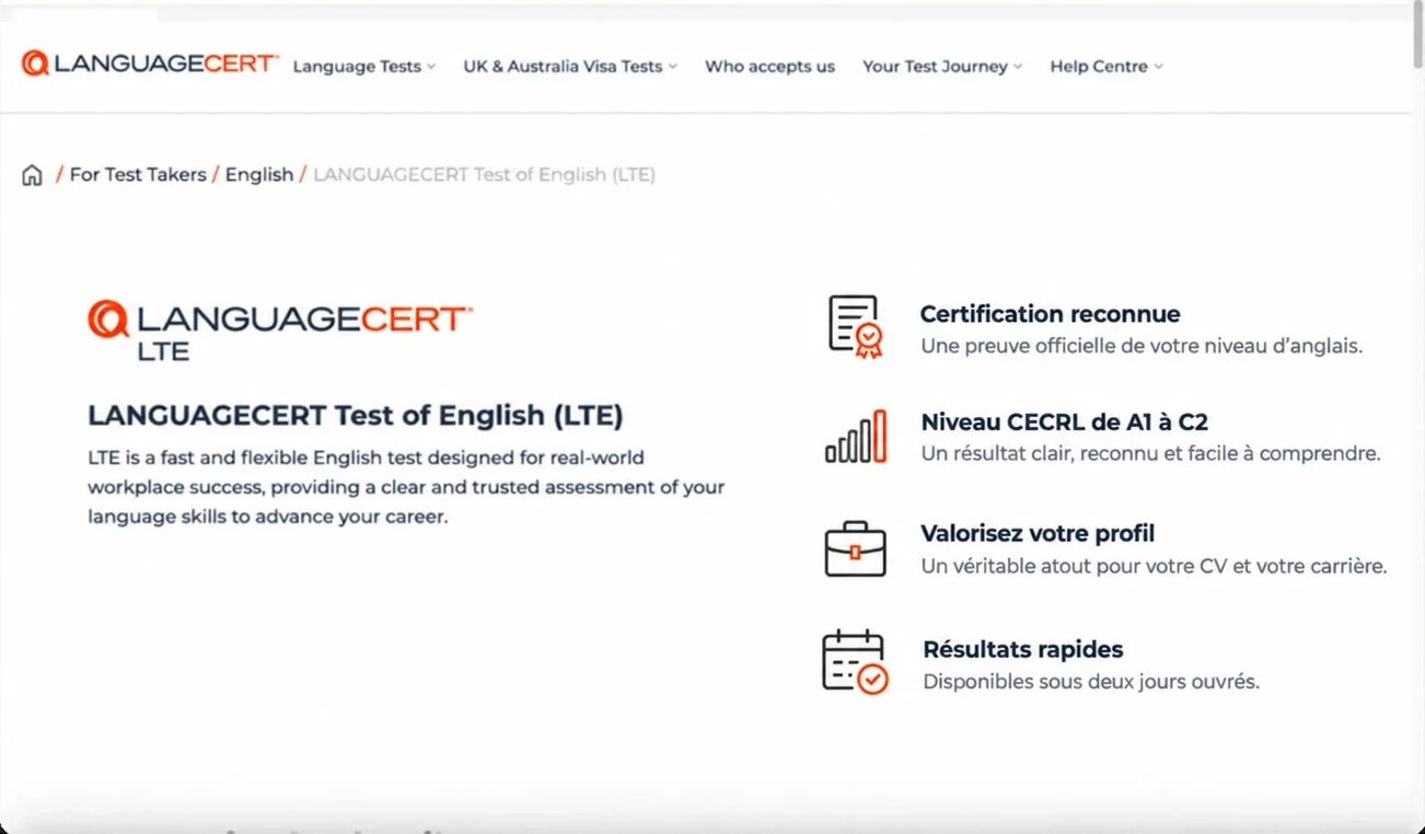 Certification de fin de parcours